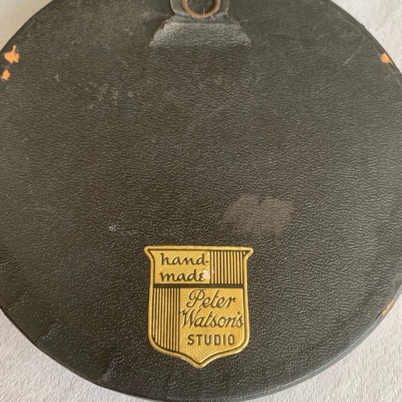 Vintage 1940’s Peter Watson Studios Round Convex Glass Shell Art Wall Hanging - Picture 5 of 5